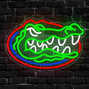 Florida Gators Basketball Team Neon Sign LED Light USB Powered Multi Colors Wall <b>Decor</b> for <b>Bedroom</b> Game Room <b>Man</b> Shops Buildings - Product Image 4