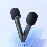 Microphone musical MIJIA K, version grand écran, lot de 2, pour karaoké à domicile, articles ménagers intelligents