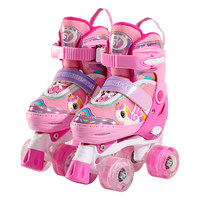 Patins à roulettes de haute qualité pour enfants, patins à 4 roues, vente en gros, patins à roulettes avec roues en PU lumineuses