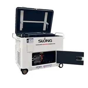 Slong inverter suara 10 kw 11kw, Generator Inverter bensin Daya Berat