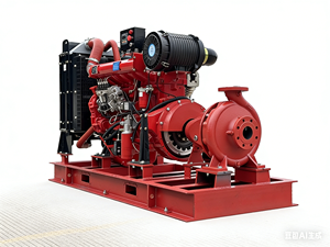 Bomba de agua diésel para minería de 300m³/h, alta presión de 50m, solución integrada de deshidratación - Product Image 3