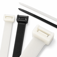 Attaches-câbles en nylon robustes et extra longues, larges, autobloquantes, 7,6 mm, 9 mm, 12 mm, 15 mm, pour la construction et le regroupement