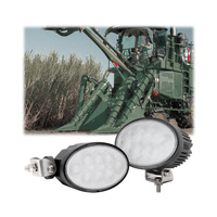ECE R10 approbation 6.5 pouces ovale LED lampe de travail pour John Deere combiner 9560 9660 Led lampe de travail d'inondation