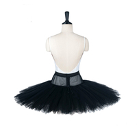 Jupe de Ballet professionnelle femmes noir personnalisé demi Tutu Ballet justaucorps jupe enfants classique demi danse Ballet Tutu jupe