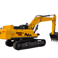 Excavatrice sur chenilles de qualité minière de 56 tonnes avec une puissance de 298 kW pour l'excavation de carrières à charges lourdes et la construction d'infrastructure