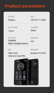 <span class=keywords><strong>Traductor</strong></span> Inteligente P40 Pro Android con Grabación en Tiempo Real, <span class=keywords><strong>Cámara</strong></span>, MP3, Traducción sin Conexión y <span class=keywords><strong>de</strong></span> Imágenes en 142 Idiomas, Dispositivo <span class=keywords><strong>de</strong></span> Traducción para Viajes - Product Image 5