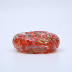 Lámpara de techo de montaje semiempotrado de Metal negro moderno de 3 <span class=keywords><strong>luces</strong></span> con pantalla de vidrio de globo blanco, accesorio de iluminación de montaje en techo para pasillo - Product Image 3