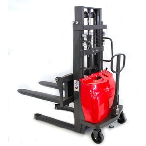 Brand New and High Quality 2T Electric Forklift 48V32AH PU Tires 1150mm Forks Narrow Aisle Pallet Truck - Product Image 4
