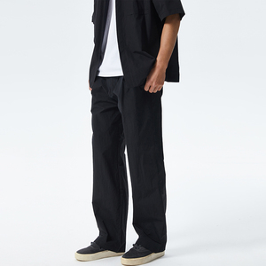 <span class=keywords><strong>Pantalones</strong></span> <span class=keywords><strong>Cargo</strong></span> Ligeros de Nailon de Secado Rápido con Logotipo Personalizado, <span class=keywords><strong>Pantalones</strong></span> de Paracaídas de Verano para <span class=keywords><strong>Hombre</strong></span>, <span class=keywords><strong>Pantalones</strong></span> de Pierna Ancha de Cintura Alta - Product Image 1