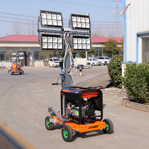 4*1000W chiếu sáng di động tháp đa chức năng 7m Trailer ánh sáng di động tháp với Trailer di động FZMT-1000B - Product Image 2