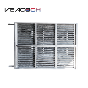 Échangeur de chaleur à vapeur à tubes à ailettes en acier inoxydable 316 et condenseur de sécheuse à tambour pour applications industrielles chloro-alcalines - Product Image 4