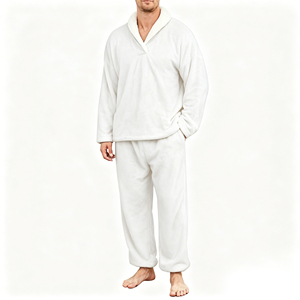 Ensemble de <span class=keywords><strong>pyjama</strong></span> pour <span class=keywords><strong>homme</strong></span> en flanelle 100% coton, ensemble de vêtements de détente à manches longues, vente en gros, vêtements de détente pour la maison, ensemble de <span class=keywords><strong>pyjama</strong></span> d'hiver - Product Image 3