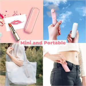 Pinky Leem Wholesale Custom Cute Foldable Rechargeable <b>USB</b> <b>Mini</b> Handheld Fan - 5V DC Multi-Function Eyelash Grooming Tool - Product Image 5