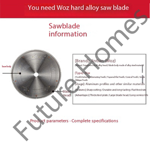 Lama circolare in lega TCT di grado generale serie <span class=keywords><strong>WOZ</strong></span>, lama con punta in carburo per il taglio del legno - Product Image 3