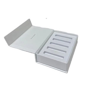 Boîtes en carton rigide de luxe <span class=keywords><strong>magnétique</strong></span> élégant texturé gaufrage étanche boîtes cosmétiques en papier en gros pour produit de maquillage - Product Image 1