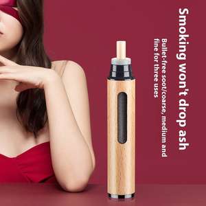 Cendrier en bois portable-Cendrier à cigarettes de poche pour voiture, accessoire de fumer compact de voyage - Product Image 3