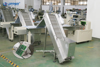 Machine à emballer automatique à grande vitesse de flux d'oreiller pour l'emballage de sac de nourriture de sucettes de crème glacée utilisant des pochettes d'emballage en papier d'aluminium