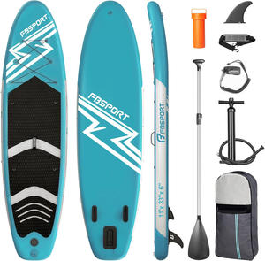 Hisea, fabrication chinoise, planche de stand-up paddle gonflable de haute qualité, tout terrain, 11 pieds, 3,35 m, 335*84*15 cm, 3 ailerons, en stock, à vendre - Product Image 4
