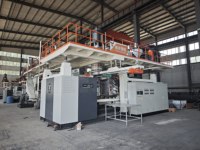 Máquina de moldeo por soplado ecológica y bajo consumo energético para tanques IBC bicapa de HDPE