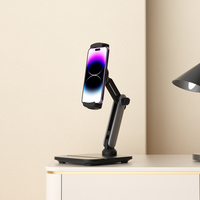 Soporte Flexible y ajustable para tableta y teléfono, fácil de montar, para escritorio, fácil de montar, venta al por mayor