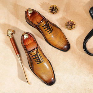 รองเท้าอ็อกซ์ฟอร์ดแบบทางการสำหรับธุรกิจ ทำด้วยมือ หนังแท้สไตล์อังกฤษ พร้อมซับในหนังวัว - Product Image 2