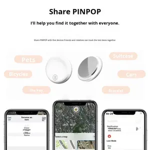 Localizador GPS Antipérdida para Mascotas, Compatible con Airtag, Certificado por Apple MFi, Navegación con una Sola Tecla, Búsqueda por Sonido, Material ABS, Modelo AK-28 - Product Image 2