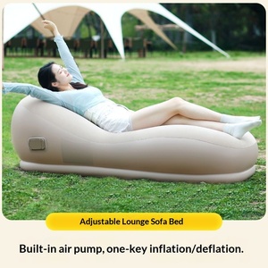 Sofá Inflable de Moda para Exteriores, Sofá Reclinable Automático para Acampar, Colchón para el Suelo, Tienda, Hogar, Descanso para el Almuerzo, Embalaje para Correo - Product Image 5