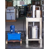 Commerciële hydraulische koudpersmachine voor pure groenten, citroenen, fruit, druiven, wijn, kersen, automatisch