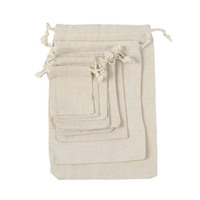 Sac à cordon en coton écologique, taille personnalisée/couleur du tissu/Logo imprimé