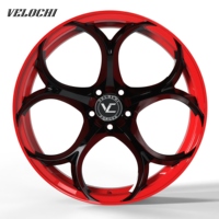 Rines de Aleación Forjados de 2 Piezas con Colores Personalizados VLC, 18 19 20 21 22 23 24 Pulgadas, 5x114.3 5x112 5x120, Diseño Cóncavo para Autos de Carreras