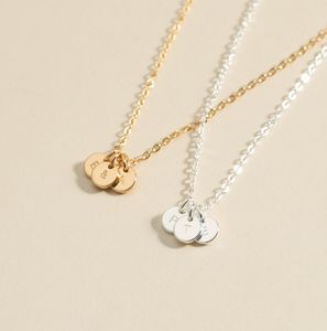 Collana iniziale personalizzata placcata in oro 18k alla moda collana iniziale ipoallergenica con nome di <span class=keywords><strong>bambini</strong></span> - Product Image 5