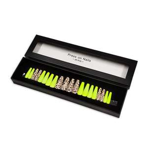 Boîte de <span class=keywords><strong>faux</strong></span> <span class=keywords><strong>ongles</strong></span> design Long, cercueil, personnalisé, à pression, étiquette privée, boîte d'emballage, nouvelle collection <span class=keywords><strong>2021</strong></span> - Product Image 5