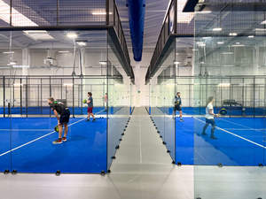 Gran <span class=keywords><strong>Descuento</strong></span> en Pista de Pádel Panorámica, Apta para Interiores y Exteriores, Pista de Super Paddle Tennis con Buena Visibilidad - Product Image 1