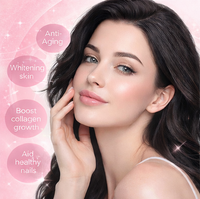 OEM Halal Gluta Meilleur Lait de Beauté Éclaircissant pour la Peau Peptides Marins Boisson Beauté Complément Collagène en Poudre Sachet