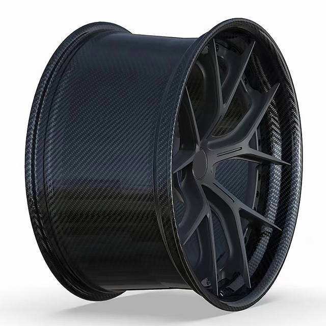 Black Deep Concave Pure Carbon Fiber Rims for Mercedes-Benz BMW Audi 20-23 Inch Alloy Wheels High Performance Forged Wheels