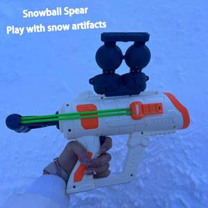 Pistola de Nieve para Exteriores - Lanzador de Bolas de Nieve para Peleas Interactivas y Diversión Navideña - Product Image 2