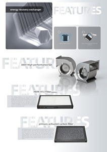 Système de ventilation miaHVAC, système de ventilation à récupération d'énergie, système <span class=keywords><strong>VMC</strong></span> double flux, système de récupération de chaleur MVHR - Product Image 5