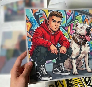 Patchs thermocollants graphiques Hip Hop tendance, impression sérigraphique, encre lavable personnalisée pour vêtements jeunesse et streetwear urbain - Product Image 2