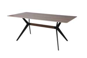 Table de salle à manger italienne noire en pierre frittée - Product Image 2