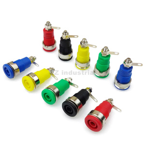 Cổng kết nối loại an toàn điện áp cao QZ, kiểu jack chuối bảng điều khiển 4mm, dòng điện <span class=keywords><strong>32A</strong></span>, đầu nối mở lỗ 12mm - Product Image 1