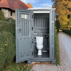 Baño Portátil Móvil 2025, Baño Prefabricado en Venta, Caseta de Baño con Asiento de Inodoro Tipo Cuclillas - Product Image 2