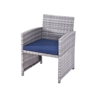 Modern Outdoor Garden Furniture Set Patio Set Wicker 4 Pieces Rattan Chair <strong>Coffee</strong> <strong>Table</strong> Set - Product Image 5