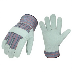 Gants de travail en cuir, longueur poignet, respirants, style uni, pour extérieur, printemps-automne, en cuir, pour jardinage, vente en gros - Product Image 1