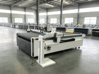 Máquina de Corte Digital CNC de Cama Plana con Cuchilla Oscilante Totalmente Automática para Cartón Corrugado PP, Vinilo, Ahorro de Energía