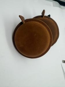 Mètre Ruban Rétractable <span class=keywords><strong>en</strong></span> Cuir PU Effet Vieilli (Crazy Horse) Portable, Rond et Souple, Personnalisable avec Logo OEM, Noir, 3M, Mesure Métrique - Product Image 5