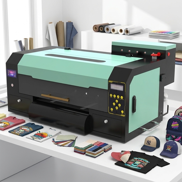 Dtf Printer Printing Machine L1800 Upgrade With Dual I1600 Printer Head A3 30cm Powderless DTF Printer for T-shirt Printing