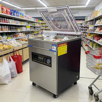 Machine de mise sous vide semi-automatique électrique haute puissance 400TD certifiée CE pour la conservation du bœuf frais, des légumes et des fruits de mer