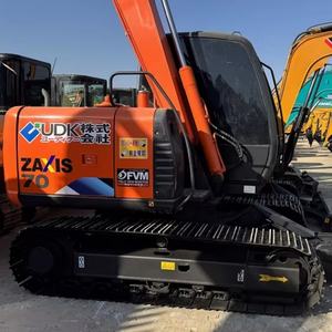 Meilleur prix, excavatrice d'occasion Hitachi ZX70 de 7 tonnes d'origine japonaise, moteur d'origine avec EPA/CE, excavatrice d'occasion - Product Image 1