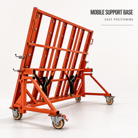 Chariot de transport pour dalles de pierre métalliques, chariot à marbre mobile à quatre roues, outil industriel portable pour usine