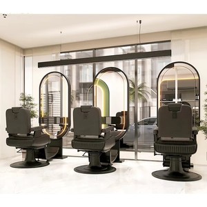 Aménagement intérieur de salon de coiffure, mobilier, personnalisation complète de la pièce, décoration de salon de manucure, décoration de salon de barbier, rénovation - Product Image 6